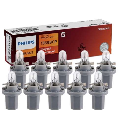 PHI13598 - LAMPADA PHILIPS 24V 1,2W PAINEL C/ SOQUETE